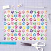 Patroon kleurrijke verfprinters tissuepapier (Craft)