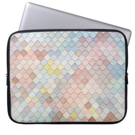 Patroon kunstschilfering Patronen Geometrisch ontw Laptop Sleeve
