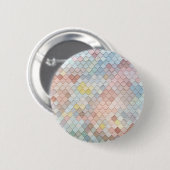 Patroon kunstschilfering Patronen Geometrisch ontw Ronde Button 5,7 Cm (Voorkant /achterkant)