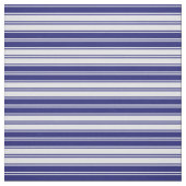 Patroon lavender & Midnight Blue Stripes Stof (Swatch)
