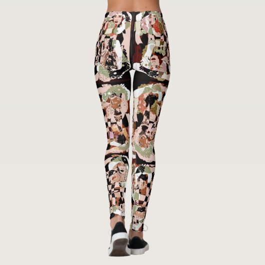 patroon leggings (Achterkant)