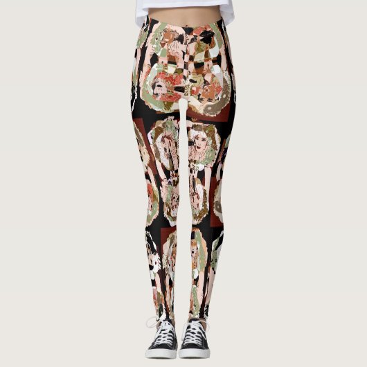 patroon leggings (Voorkant)