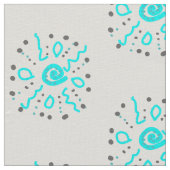 patroon lichtblauw stof (Close Up)