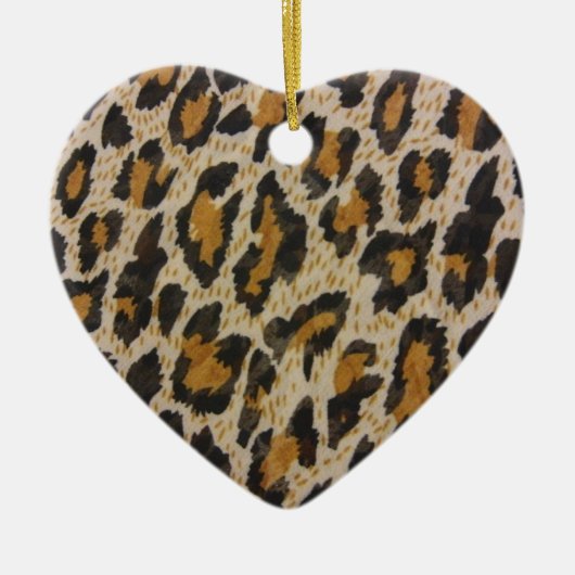 Patroon — Loopard Keramisch Ornament (Voorkant)