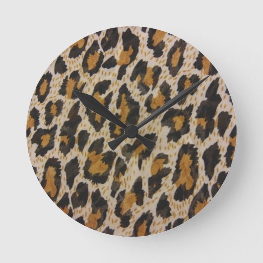 Patroon — Loopard Ronde Klok (Voorkant)
