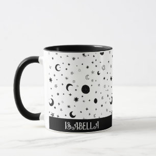 Patroon Maan en Sterren Koffie Mok