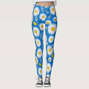 patroon maasbloem leggings