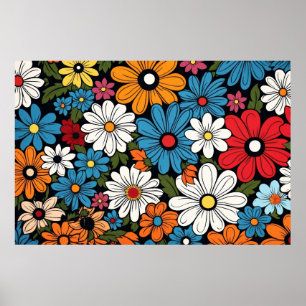 patroon maasbloem poster