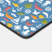 Patroon mariene symbolen bureaumat (Hoek)