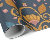 patroon Medieval stijl Cadeaupapier (Rol Hoek)
