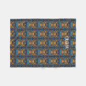patroon Medieval stijl Fleece Deken (Voorkant (Horizontaal))