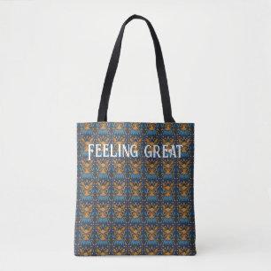 patroon Medieval stijlzak op maat Tote Bag