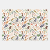 Patroon met alle bladeren inpakpapier vel (Voorkant 2)