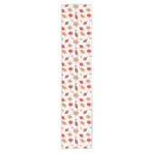 Patroon met alle bladeren korte tafelloper (Voorkant)