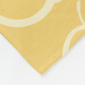 patroon met appel. Handtekening Fleece Deken (Hoek)