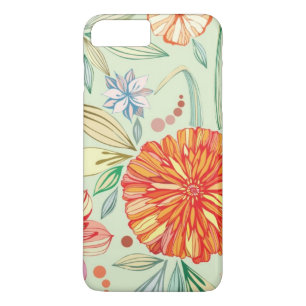 Patroon met asters Case-Mate iPhone case