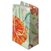 Patroon met asters klein cadeauzakje (Voorkant Gekanteld)