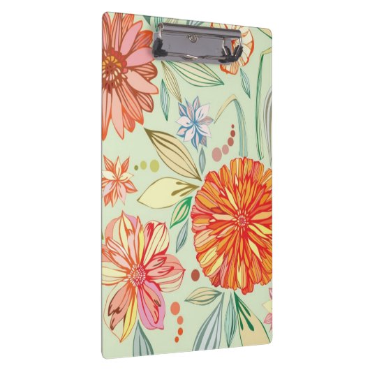 Patroon met asters klembord (Rechts)