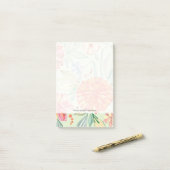 Patroon met asters post-it® notes (Op bureau)