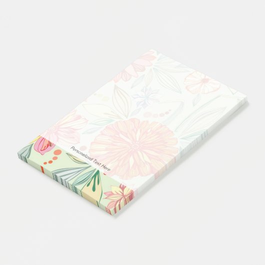 Patroon met asters post-it® notes (Schuin)