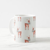 Patroon met Baby Deer 1 Koffiemok (Voorkant links)