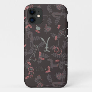 patroon met babydieren 1 Case-Mate iPhone case