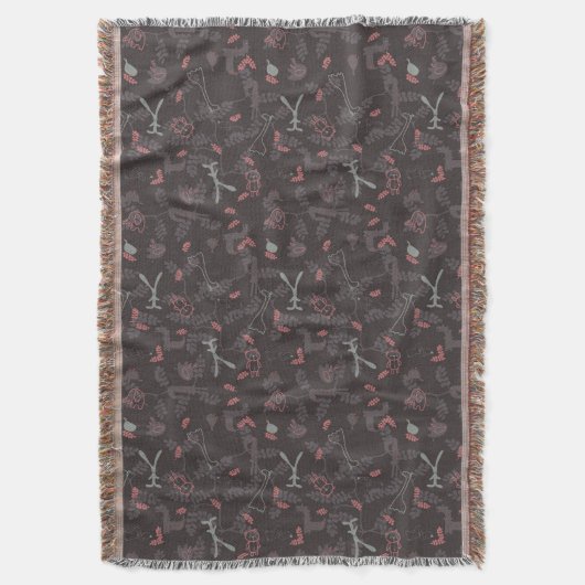 patroon met babydieren 1 deken (Voorkant Verticaal)