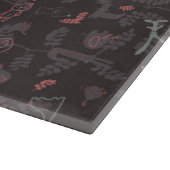 patroon met babydieren 1 snijplank (Hoek)