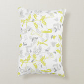 patroon met babydieren 2 decoratief kussen (Achterkant (Verticaal))