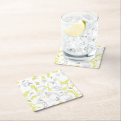 patroon met babydieren 2 kartonnen onderzetters (Insitu)