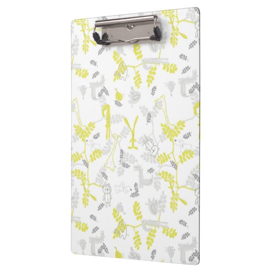 patroon met babydieren 2 klembord (Links)