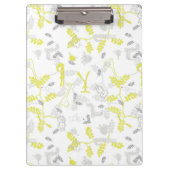 patroon met babydieren 2 klembord (Voorkant)