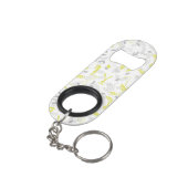 patroon met babydieren 2 sleutelhanger flessenopener (Achterkant Gekanteld)