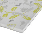 patroon met babydieren 2 snijplank (Hoek)