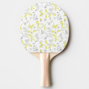 patroon met babydieren 2 tafeltennisbatje