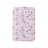 patroon met  babydieren badmat (Voorkant Verticaal)