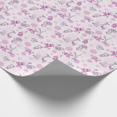 patroon met  babydieren cadeaupapier (Hoek)