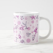 patroon met  babydieren grote koffiekop (Rechts)