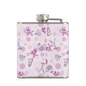 patroon met babydieren heupfles (Achterkant)