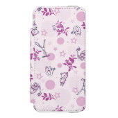 patroon met  babydieren incipio iPhone portemonnee hoesje (Voorkant Agenda)