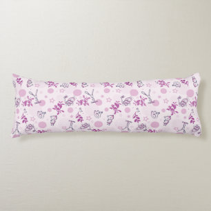 patroon met babydieren lichaamskussen