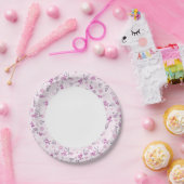 patroon met  babydieren papieren bordje (Feest)