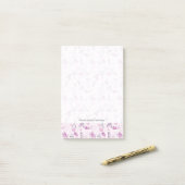 patroon met  babydieren post-it® notes (Op bureau)
