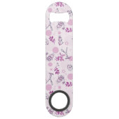 patroon met  babydieren speed flessenopener (Achterkant)