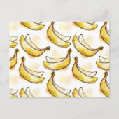 Patroon met banaan briefkaart (Voorkant)