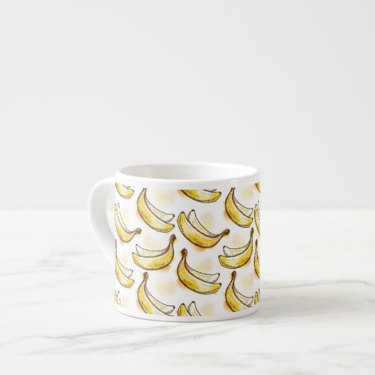 Patroon met banaan espresso kop (Links)