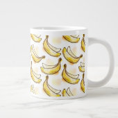Patroon met banaan grote koffiekop (Rechts)