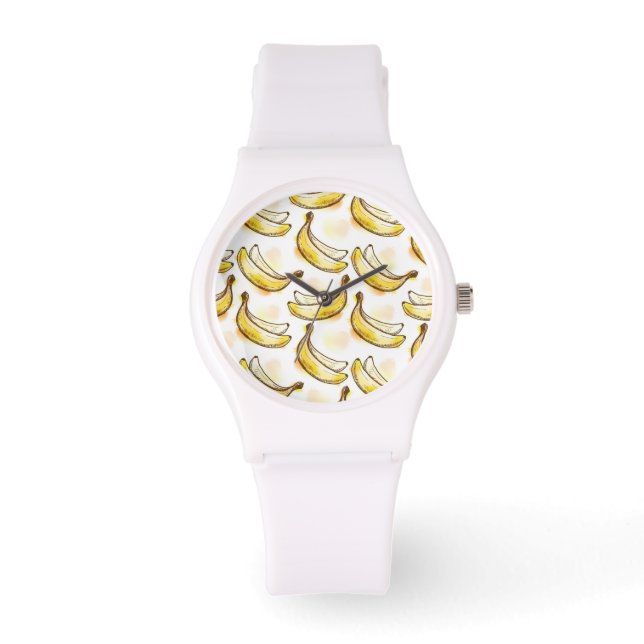 Patroon met banaan horloge (Voorkant)