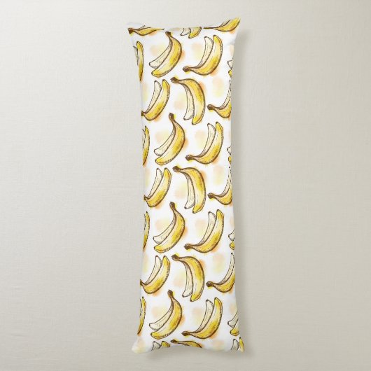 Patroon met banaan lichaamskussen (Achterkant (Verticaal))