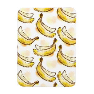 Patroon met banaan magneet